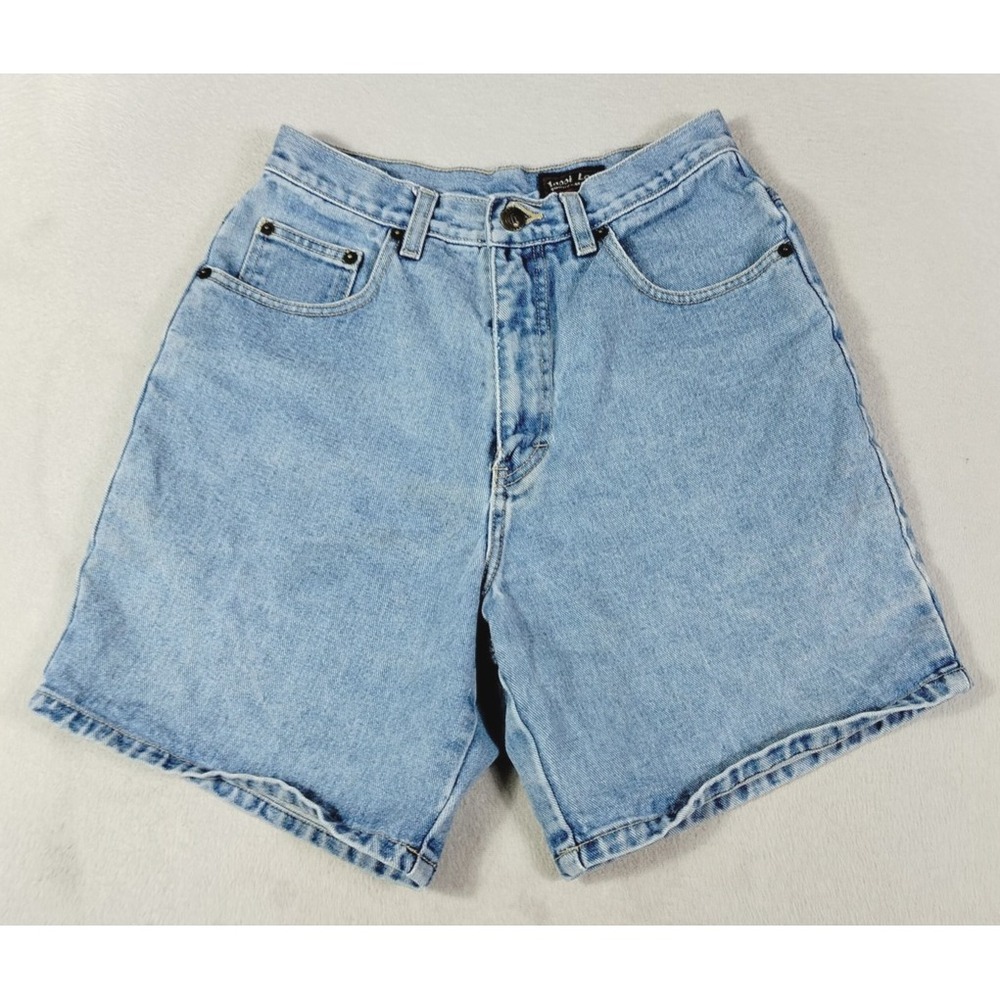 Vintage Jessi Lee Mom Shorts Womens 6 Blue Denim High Rise Relaxed Casual Jorts